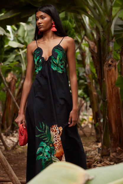 Vestido Jungla Marino
