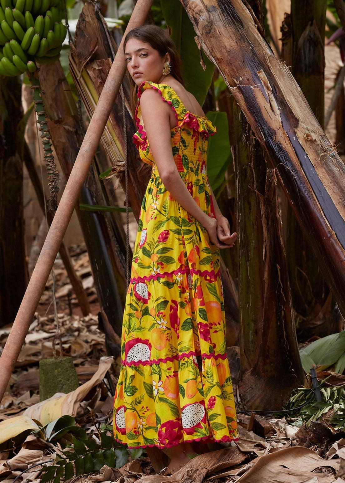 Vestido Frutal Amarillo
