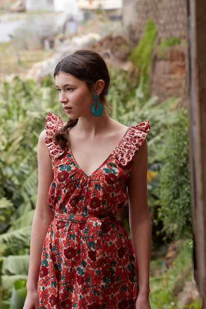 Vestido Davon Coral