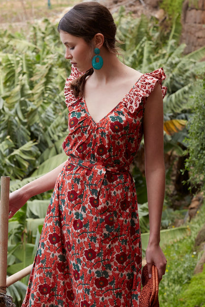 Vestido Davon Coral