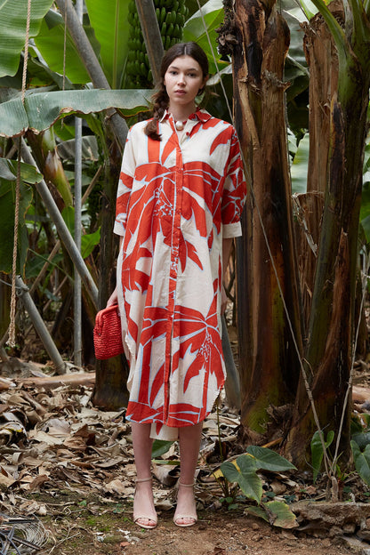 Vestido Oralia Rojo