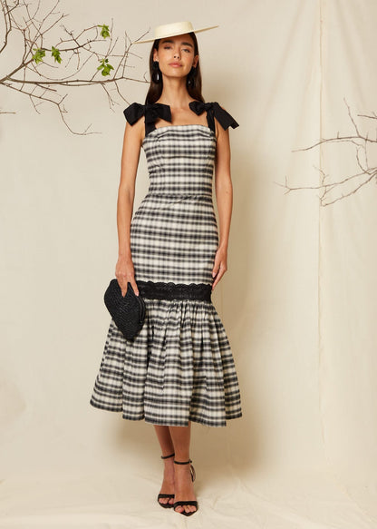 Vestido Francesca Blanco/Negro