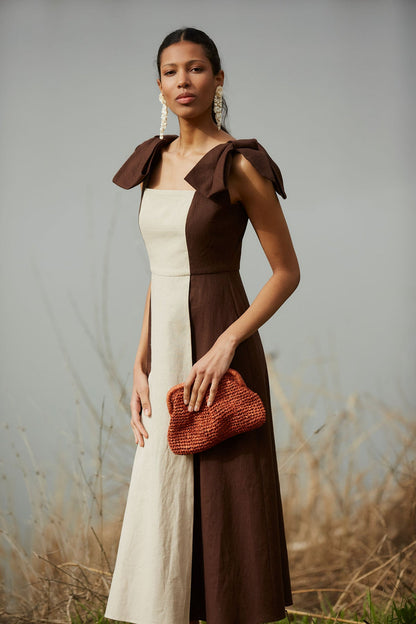 Vestido Freda Marrón