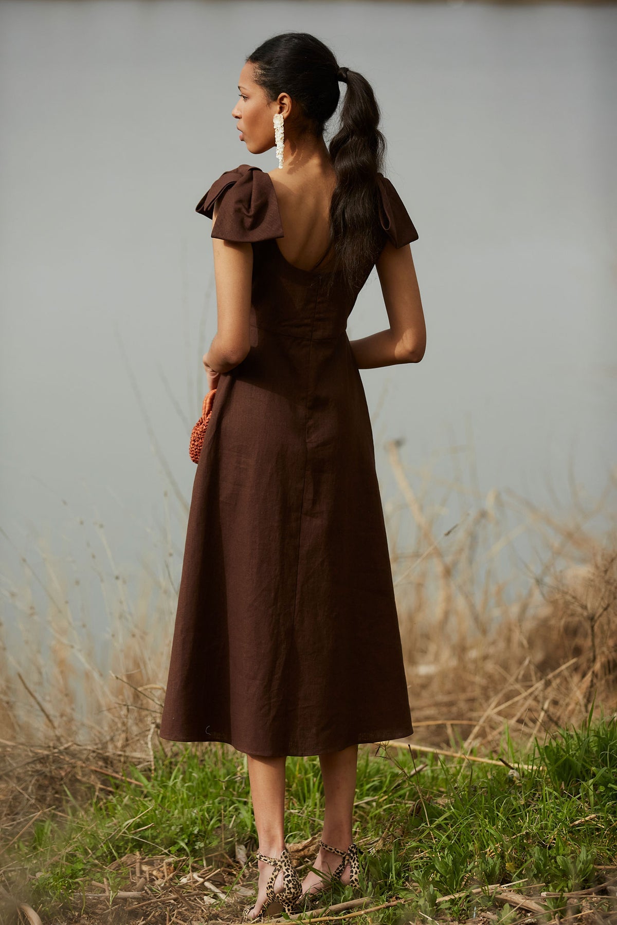 Vestido Freda Marrón