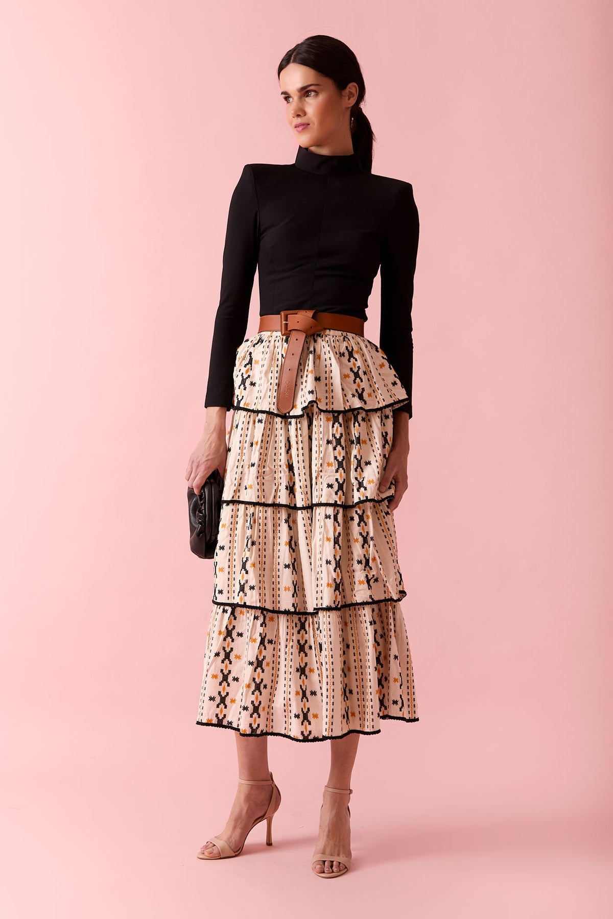Falda Mina Beige