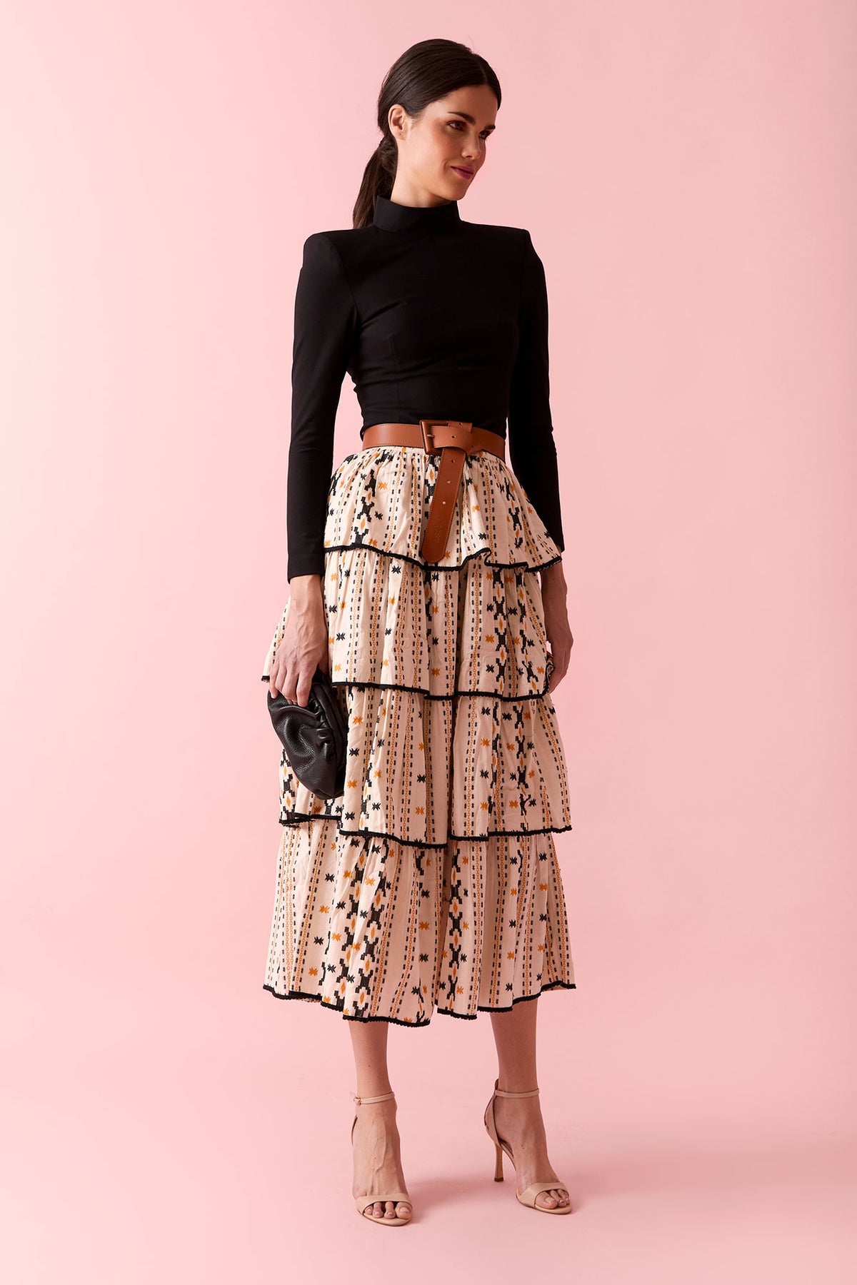 Falda Mina Beige