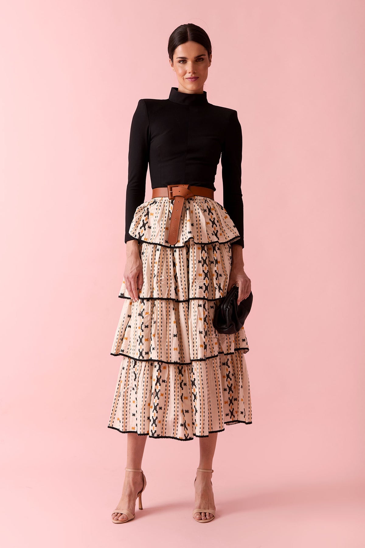 Falda Mina Beige