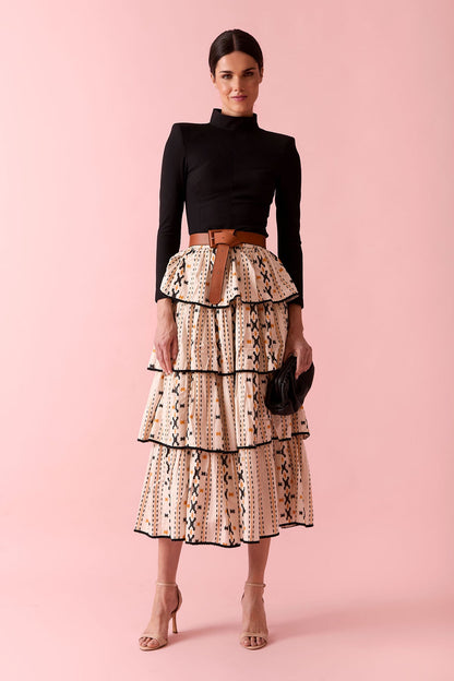 Falda Mina Beige
