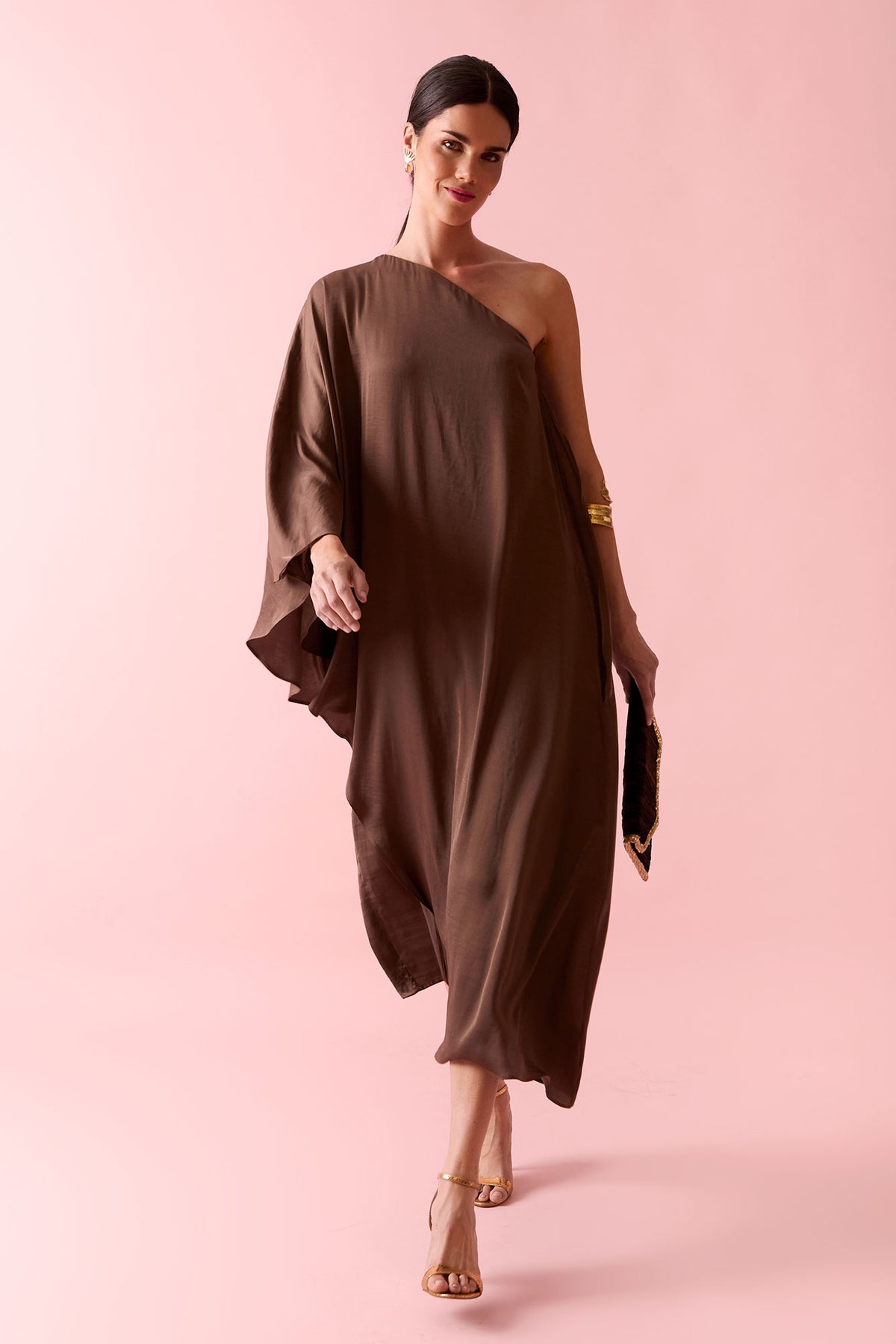 Vestido Mónica Marrón