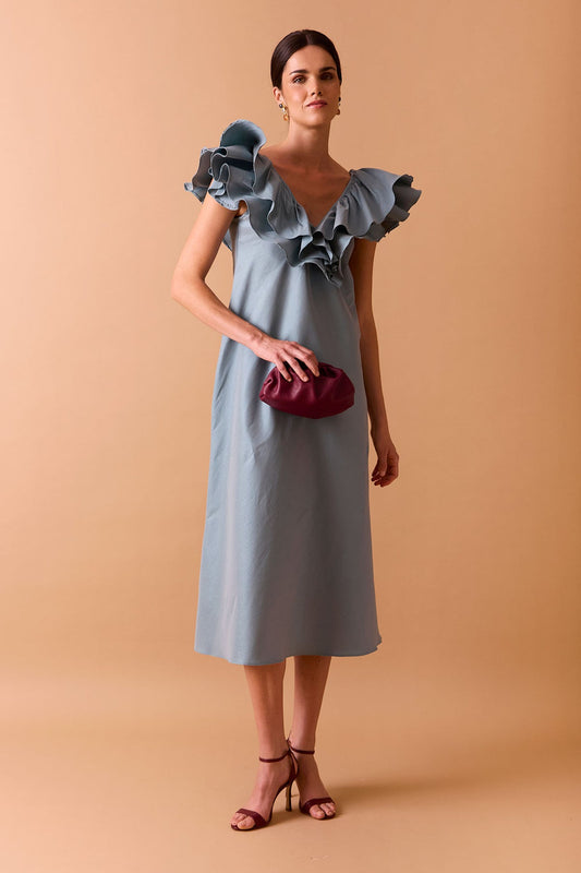 Vestido Ikerne Azul