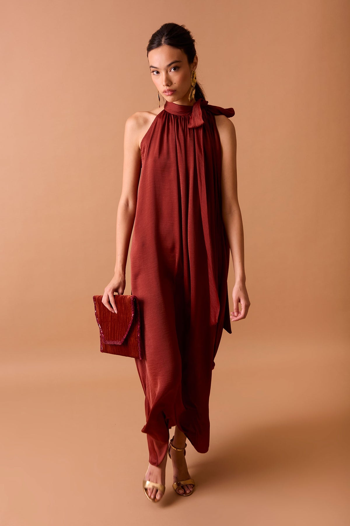Vestido Greta Teja