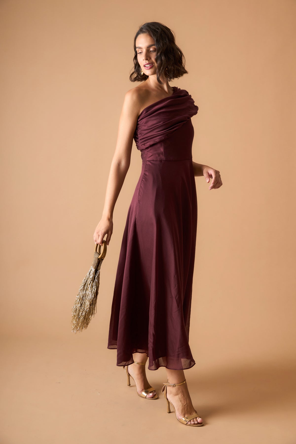 Vestido Ginebra Burdeos