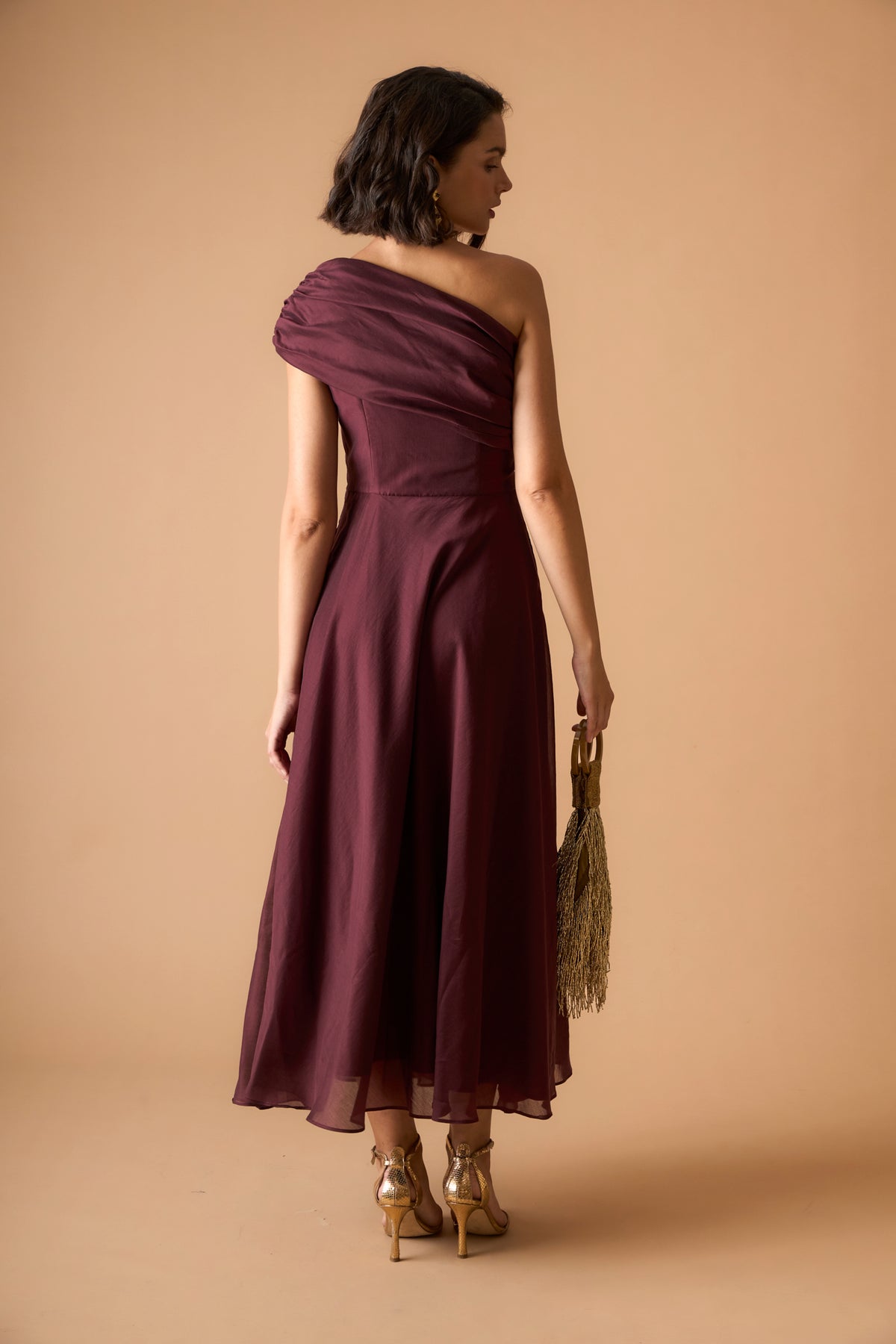 Vestido Ginebra Burdeos