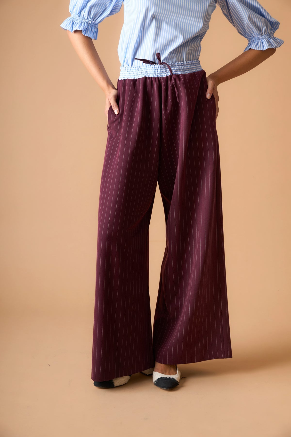 Pantalón Erika Vino