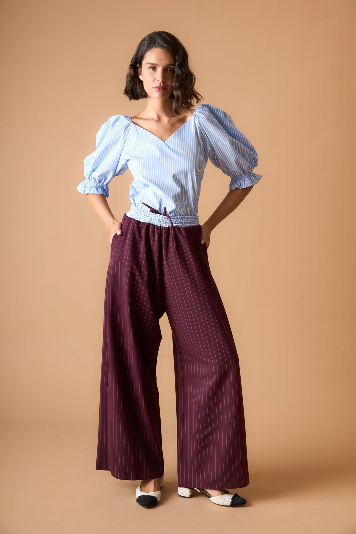 Pantalón Erika Vino