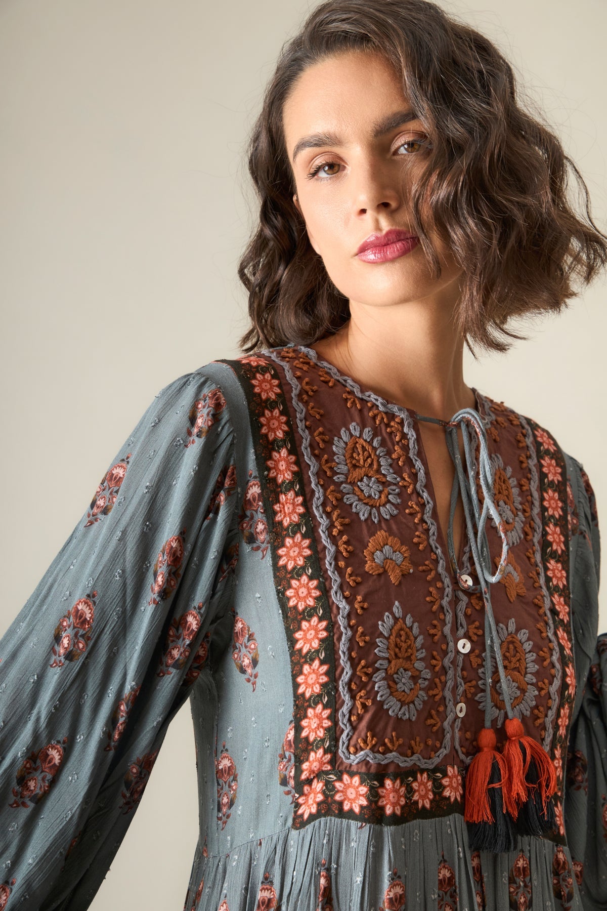 Vestido Paz Celeste
