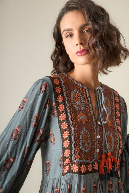 Vestido Paz Celeste