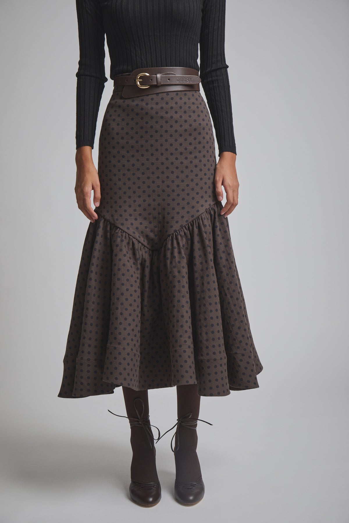 Falda Señorita Marrón
