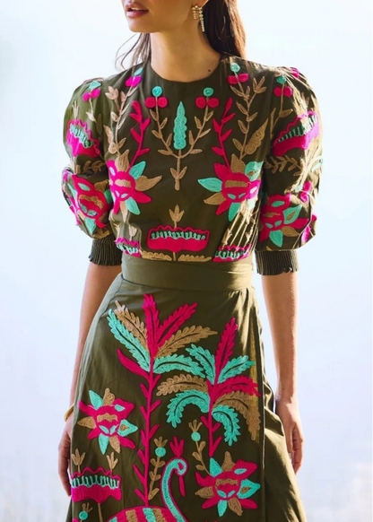 Conjunto Maldivas Caqui