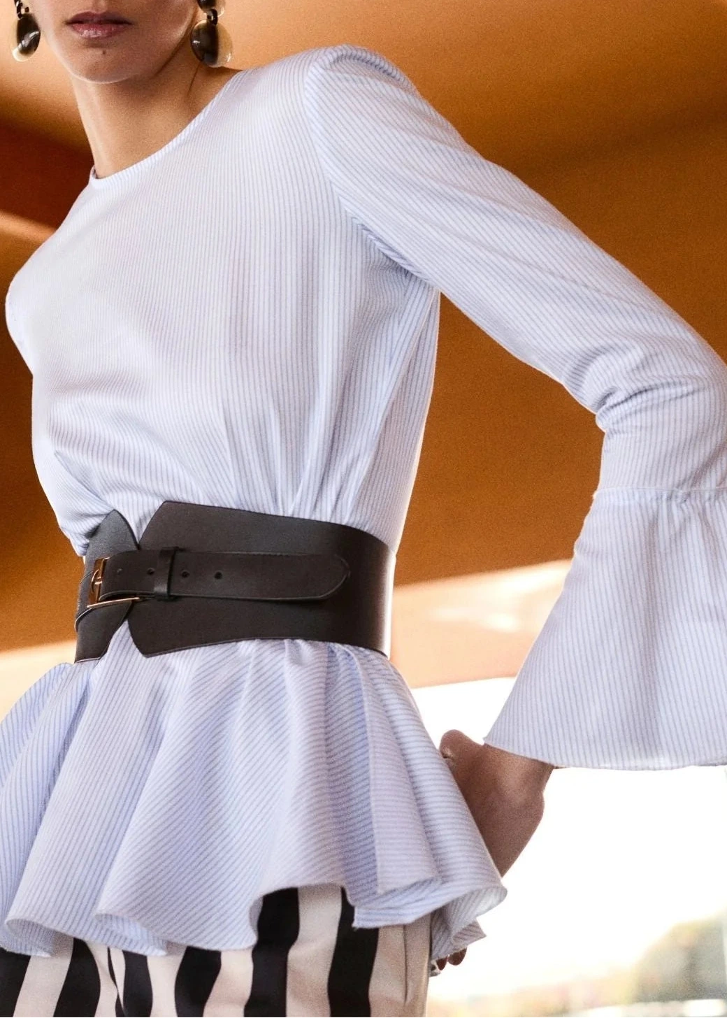 Camisa Pía Rayas Azules