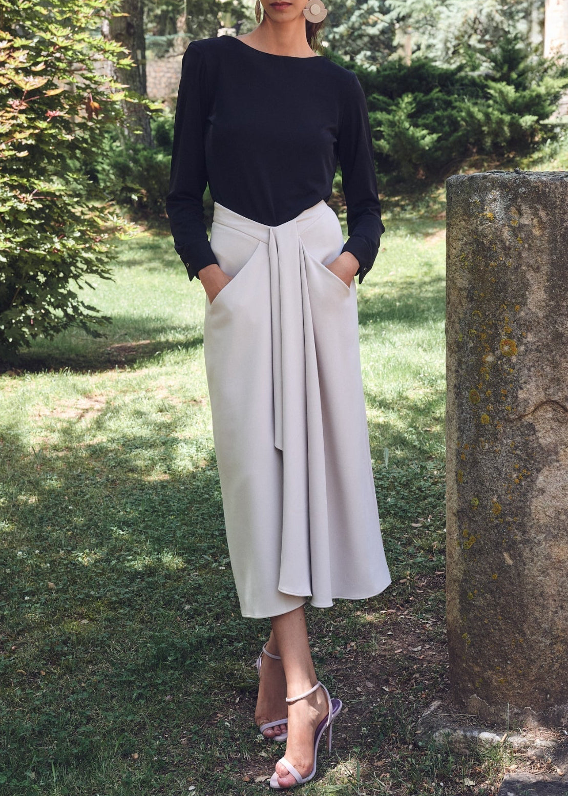 Falda Auxi Beige