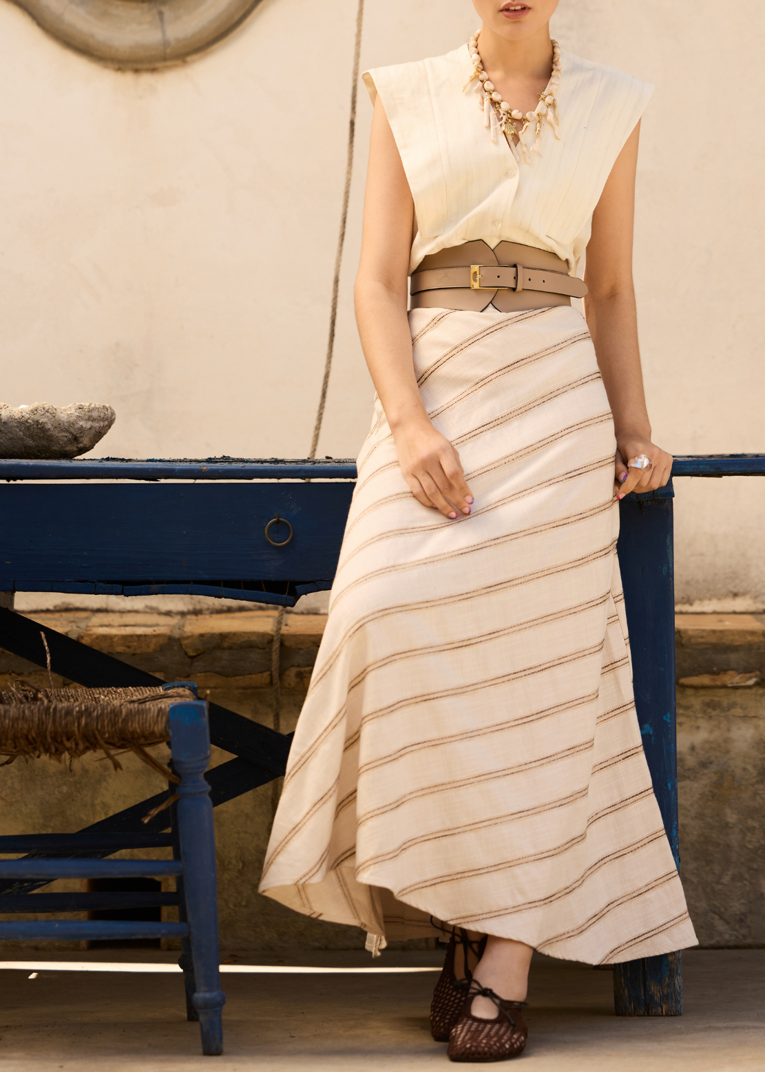 Camisa Anna Beige