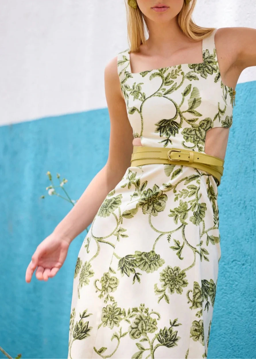Vestido Margarita Verde