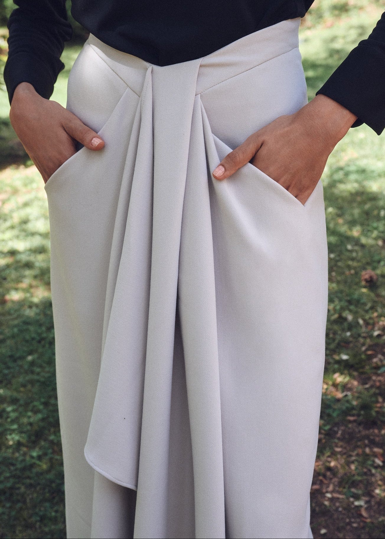 Falda Auxi Beige