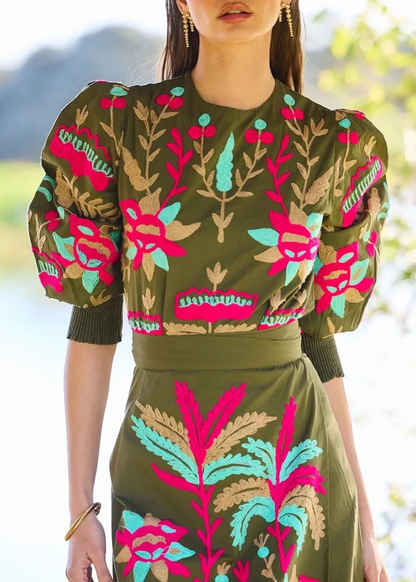 Conjunto Maldivas Caqui
