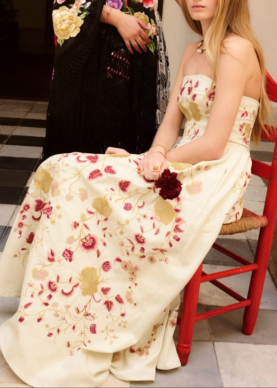 Vestido Leticia Bordados