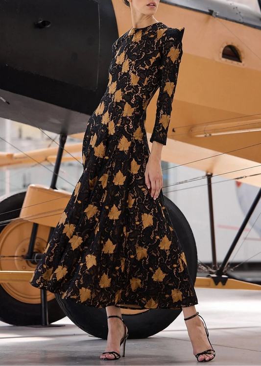 Vestido Rose Hojas