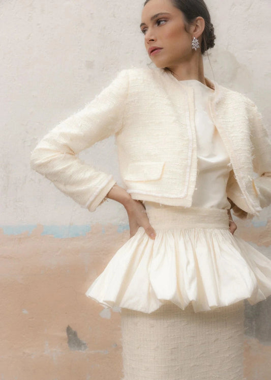 Chaqueta Ariadna Crudo