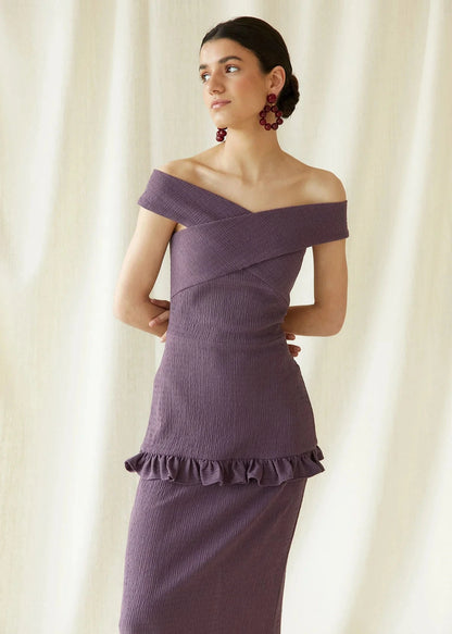 Vestido Amadora Morado