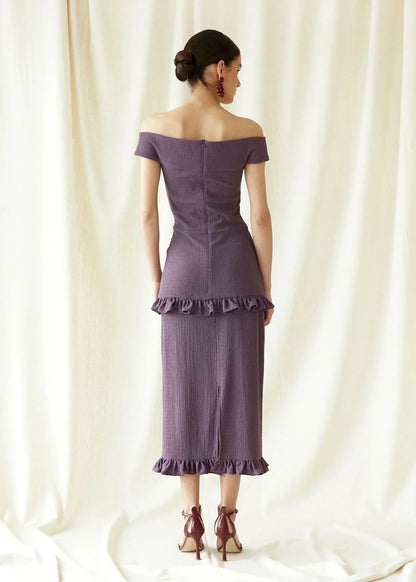 Vestido Amadora Morado