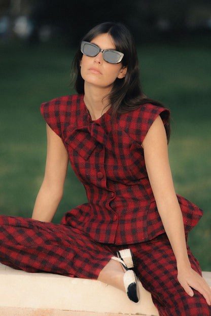 Top Amalia Rojo