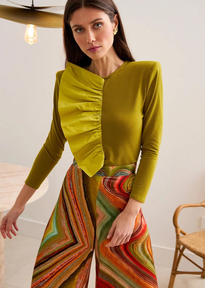 Camisa Amaris Oliva