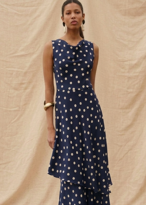Vestido Azriel Marino