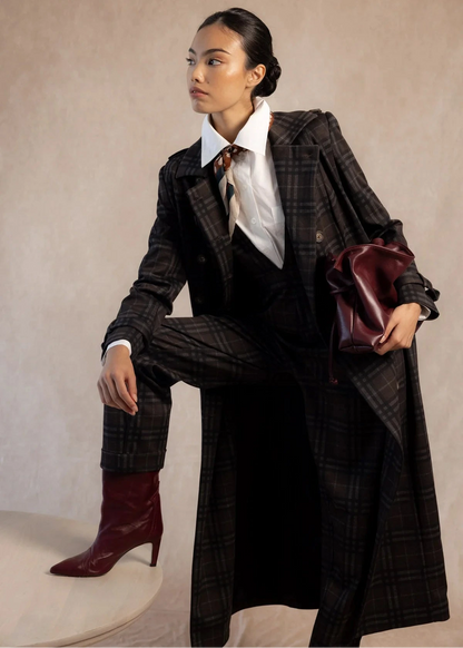 Abrigo Belga Marrón