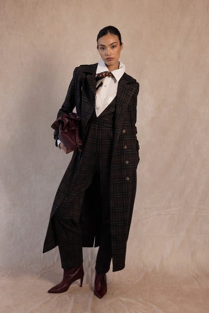 Abrigo Belga Marrón