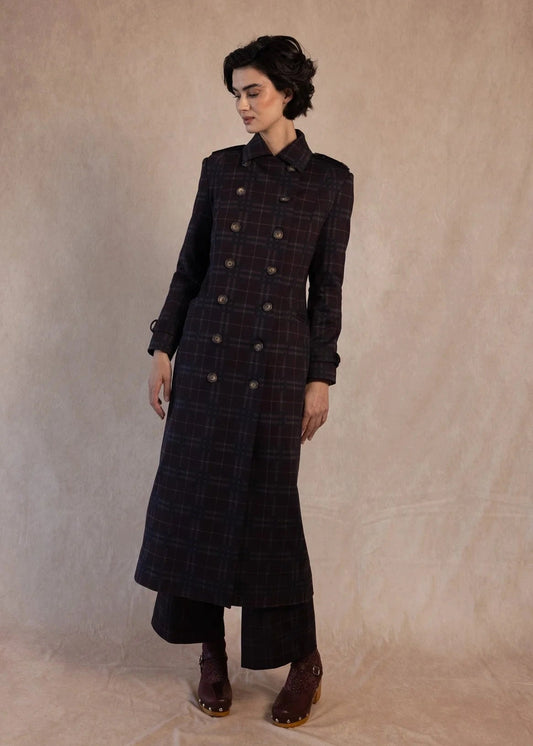 Abrigo Belga Granate