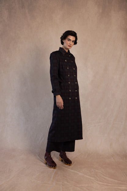 Abrigo Belga Granate