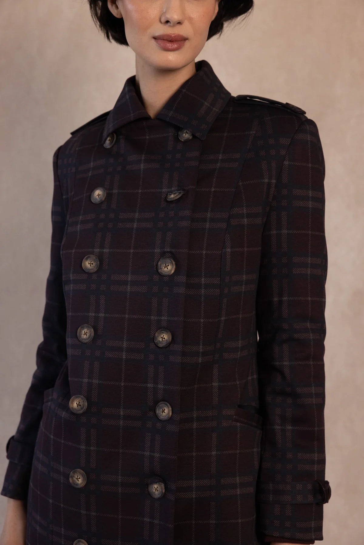 Abrigo Belga Granate