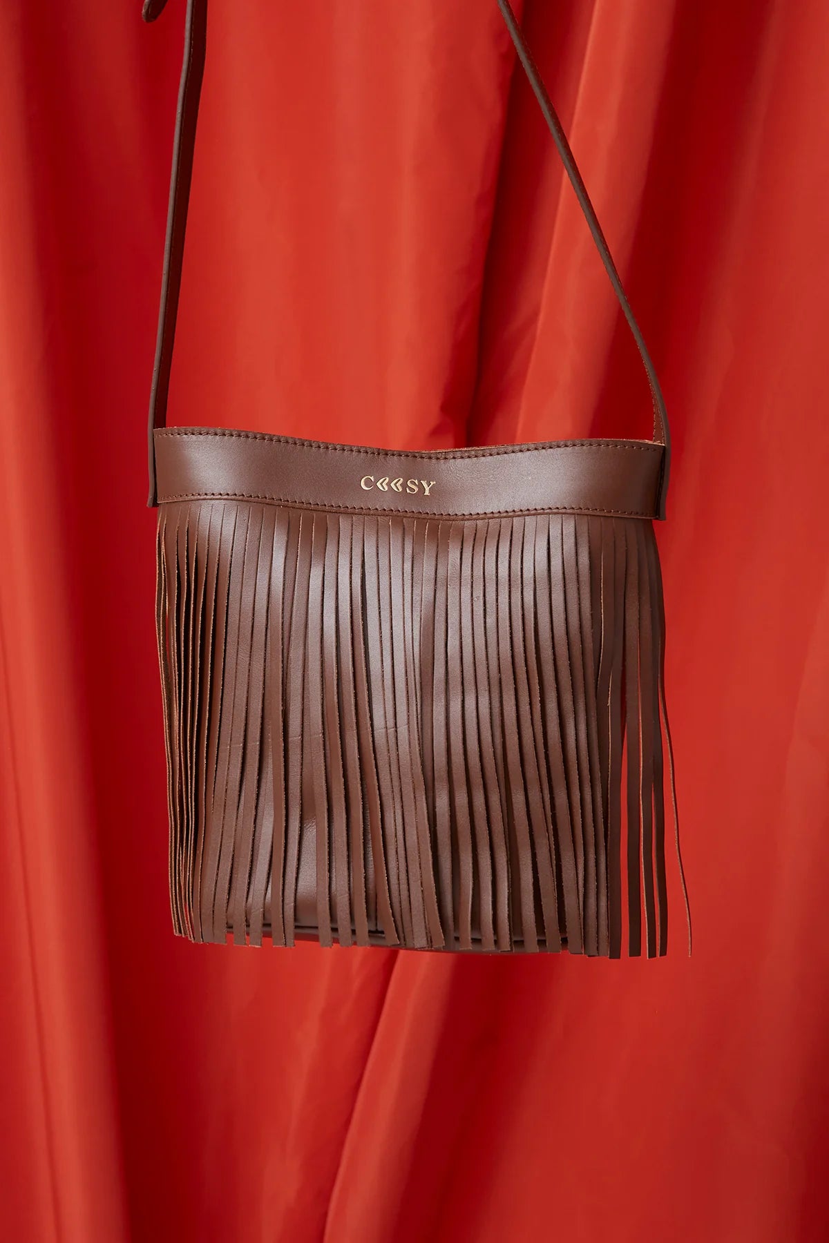 Bolso Flecos Mini Chocolate