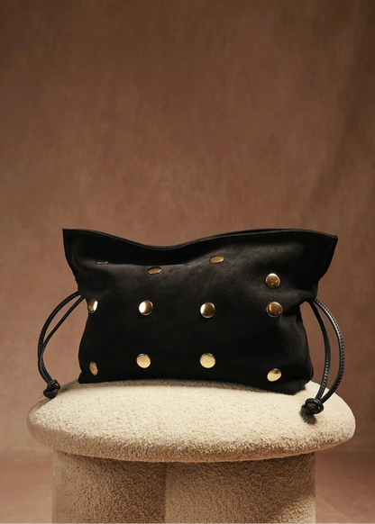 Bolso Saco Tachas Negro