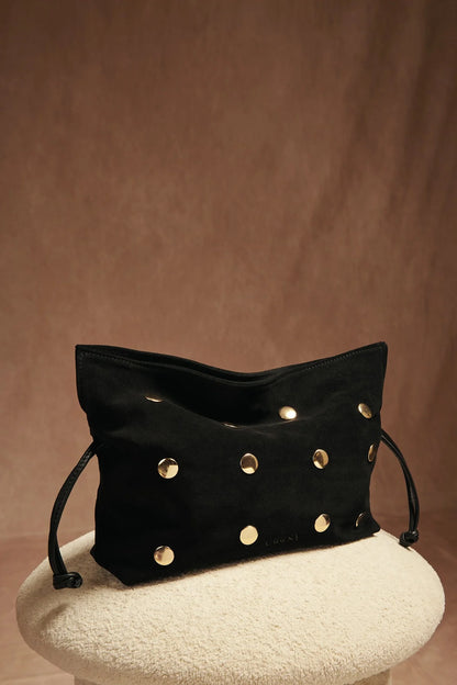 Bolso Saco Tachas Negro