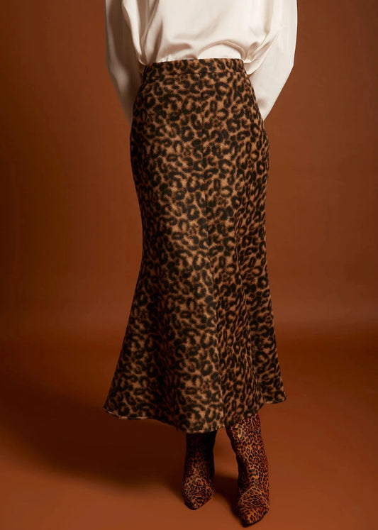 Falda Brody Marrón