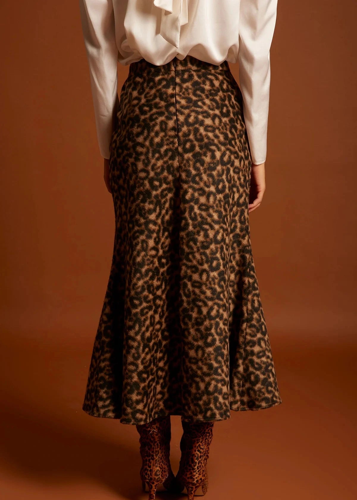 Falda Brody Marrón