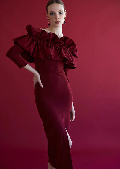 Vestido Choco Winter Granate