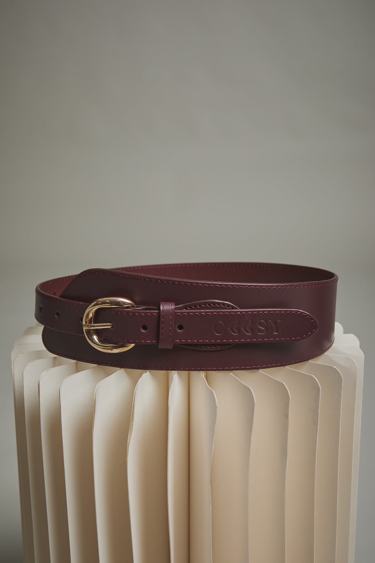 Cinturón Claudia Burdeos
