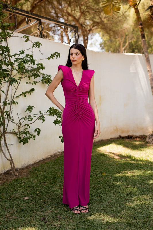 Vestido Claudia Fresa